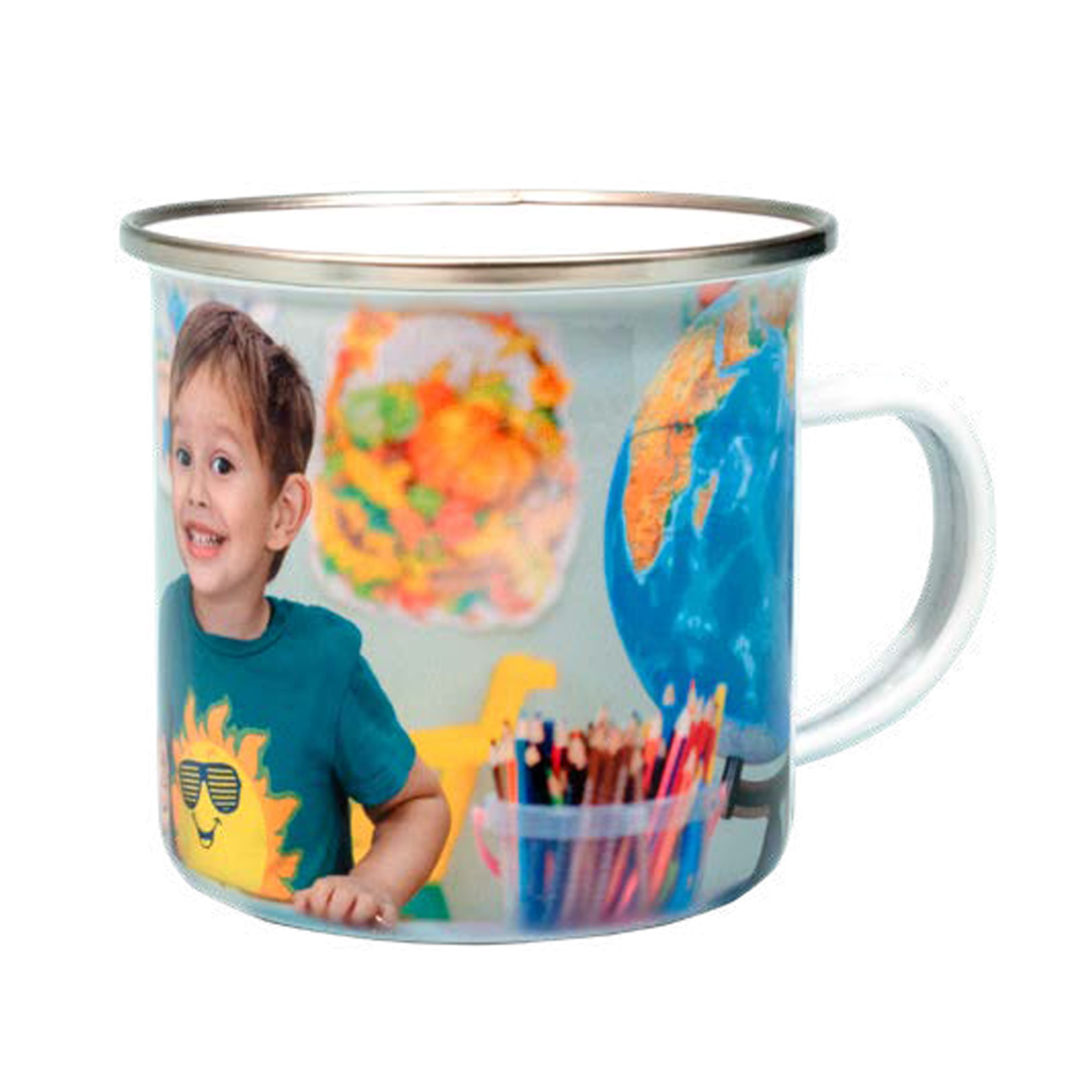 ספל אמייל עם הדפסה אישית